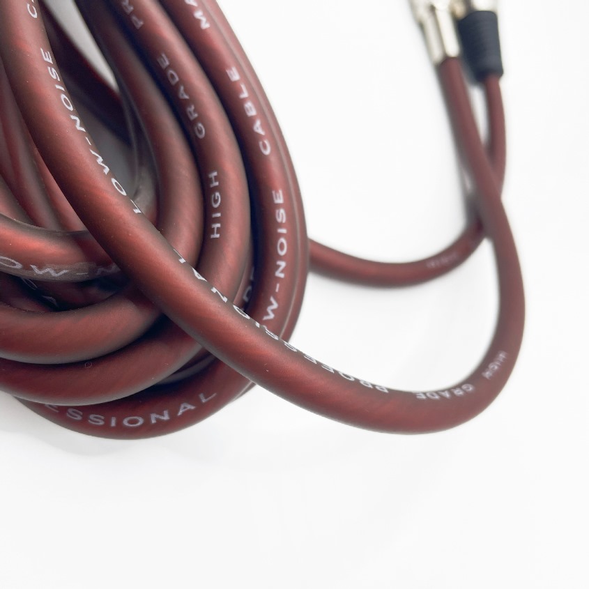 Dây Canon nâu xịn cho Micro đầu 6.5 ly dài 5m